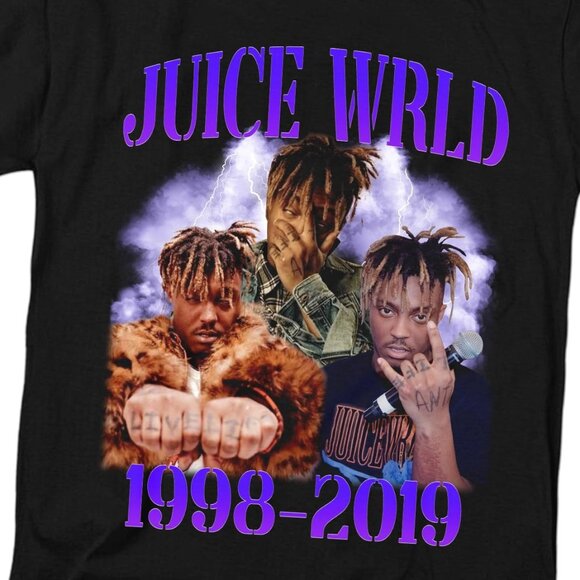 Juice Wrld 999 Legends Never Die Hip-Hop Graphic T-Shirt Rap Music Fan Tee 05 - Picture 2 of 5